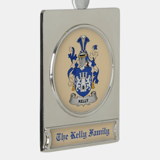 Kelly Coat of Arms Ornament (Rechts)