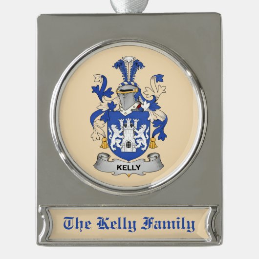 Kelly Coat of Arms Ornament (Vorderseite)