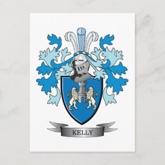 Kelly-Coat-of-Arms Postkarte
