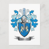 Kelly-Coat-of-Arms Postkarte (Vorderseite)