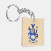 Kelly Coat of Arms Stone Keychain Schlüsselanhänger (Vorderseite links)