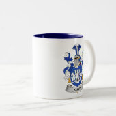 Kelly Coat of Arms Two-Tone Coffee Mug Zweifarbige Tasse (VorderseiteRechts)