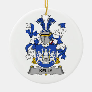 Kelly-Familienwappen Keramikornament