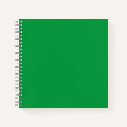 Kelly Green #06983E Spiral Notebook Notizblock (Vorderseite)