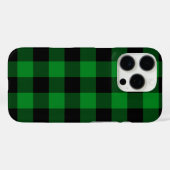 Kelly Green Buffalo Kariert Case-Mate iPhone Hülle (Rückseite (Horizontal))