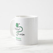 Kelly Green Crochet schnell, Die Kaffeetasse (Vorderseite Links)