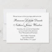Kelly Green Damask Monogramm Hochzeitsvorlage Einladung (Rückseite)