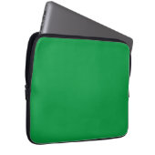 Kelly Green Farbe Laptopschutzhülle (Vorne Rechts)