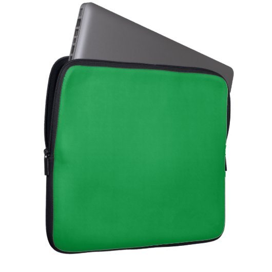 Kelly Green Farbe Laptopschutzhülle (Vorne Rechts)