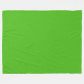 Kelly Green Fleece Blanket (Vorderseite (Horizontal))