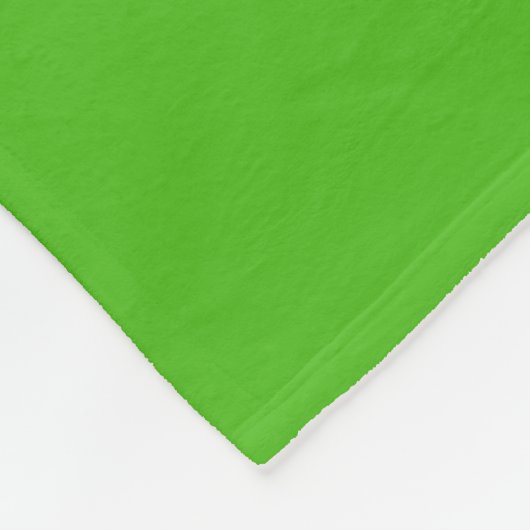 Kelly Green Fleece Blanket (Ecke)