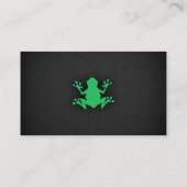 Kelly Green Frog Visitenkarte (Rückseite)