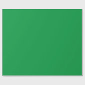 Kelly Green, Frühjahrsfarbe Minimalistisch Geschenkpapier (Flach)