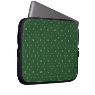 Kelly Green   Golden Zinnia Sonne Laptopschutzhülle