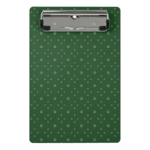 Kelly Green Golden Zinnia Sonne Mini Klemmbrett