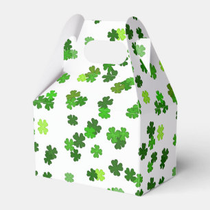 Kelly green "Kleeblatts Falling" Geschenkschachtel