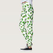 Kelly green "Kleeblatts Falling" Leggings (Links)