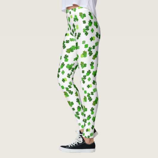 Kelly green "Kleeblatts Falling" Leggings (Links)