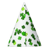 Kelly green "Kleeblatts Falling" Partyhütchen (Rückseite)