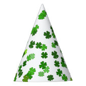 Kelly green "Kleeblatts Falling" Partyhütchen (Vorderseite)
