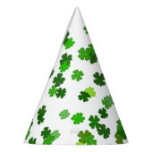 Kelly green "Kleeblatts Falling" Partyhütchen (Links)