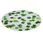 Kelly green "Kleeblatts Falling" Schneidebrett (Ecke)