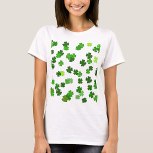 Kelly green "Kleeblatts Falling" T-Shirt