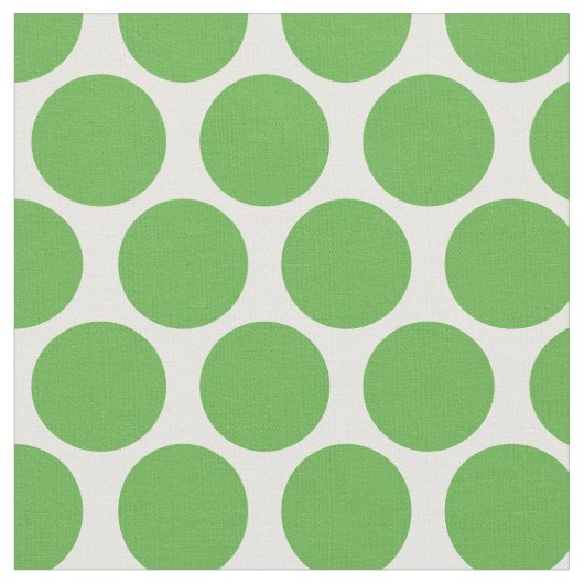 Kelly Green Mod Dots Stoff (Nahaufnahme)