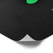 Kelly Green Motocross Poster (Ecke)