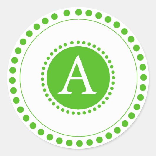 Kelly Green - Personalisierte Umschlag Aufkleber (Vorderseite)