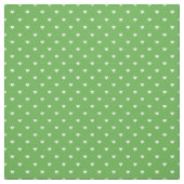 Kelly Green Polka Dot Hearts Stoff (Muster)