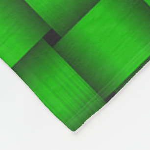 Kelly Green Ribbon Fleece Blanket