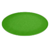 Kelly Green Round Glass Cutting Board Schneidebrett (Ecke)