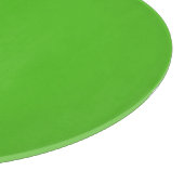 Kelly Green Round Glass Cutting Board Schneidebrett (Ecke)