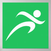 Kelly Green Running Poster (Vorne)