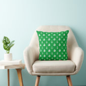 Kelly Green Sailboote und Anker Muster Kissen (Stuhl )