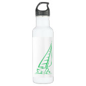 Kelly Green Sailing Trinkflasche (Vorderseite)
