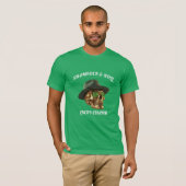 Kelly Green Skull Shamrock St Patrick T-Shirt  (Vorne ganz)