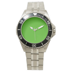 Kelly Green Solid Color Armbanduhr
