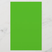 Kelly Green Solid Color Briefpapier (Rückseite)