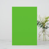 Kelly Green Solid Color Briefpapier (Stehend Vorderseite)