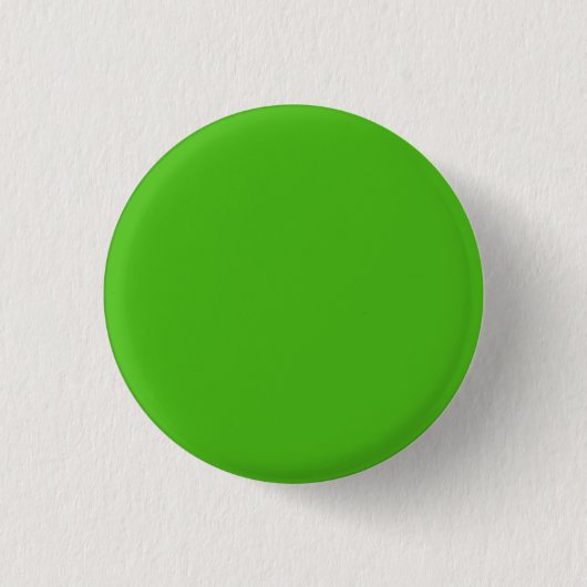 Kelly Green Solid Color Button (Vorderseite)