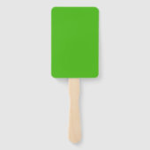 Kelly Green Solid Color Fächer (Rückseite)