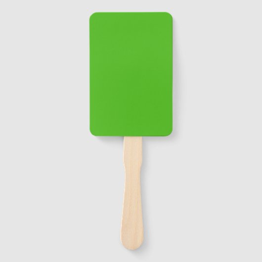 Kelly Green Solid Color Fächer (Vorderseite)