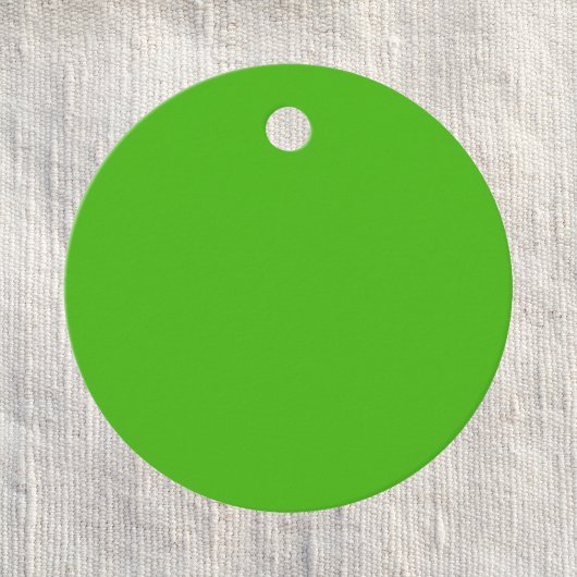 Kelly Green Solid Color Geschenkanhänger
