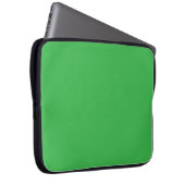 Kelly Green Solid Color Laptopschutzhülle (Vorne Rechts)