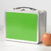 Kelly Green Solid Color Metall Brotdose (Beispiel)