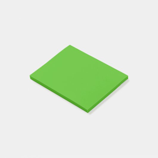 Kelly Green Solid Color Post-it Klebezettel (angewinkelt)