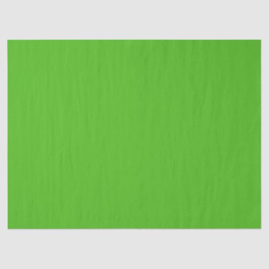 Kelly Green Solid Color Seidenpapier (Vorderseite)