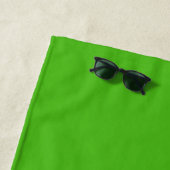 Kelly Green Solid Color Strandtuch (Beispiel)